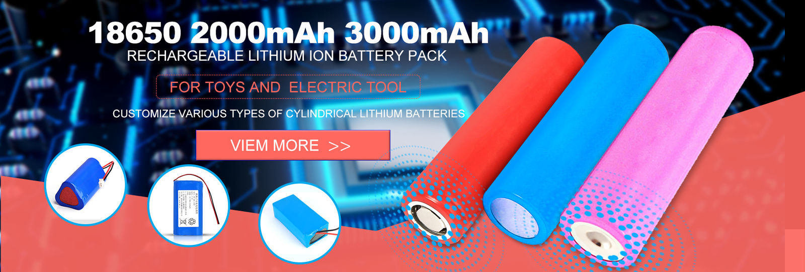 3.7 V 18650 Rechargeable Battery
